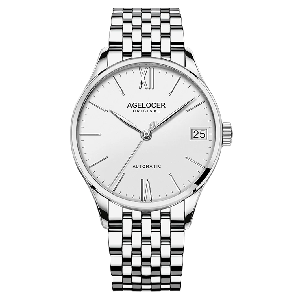 

AGELOCER Men Watch Automatic Self-wind Mechanical Watches Date Top Luxury Brand Wrist watch Clock Relogio Masculino