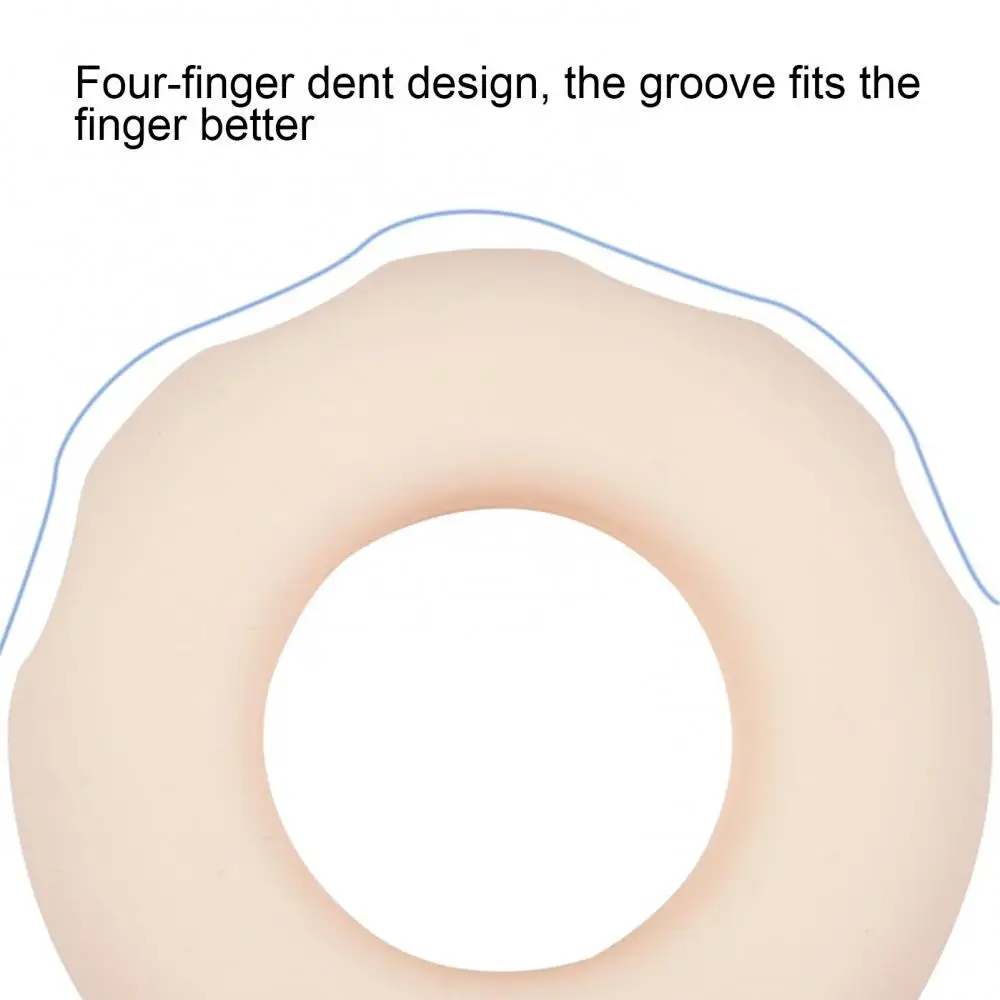 

Silica Gel Hand Grip Ring Men Women Gym Fitness Finger Heavy Exerciser Ball Strength Muscle Recovery Gripper Trainer
