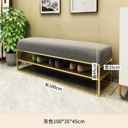 

Новинка 2023, Официальный Новый стул Aoliviya для смены обуви, фланелевый Маленький стул для дома, входной двери, прихожей, скандинавский двойной Круглый башмак Ra