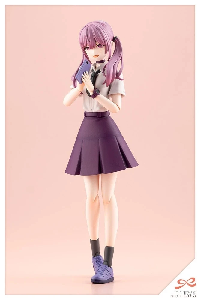 Фото Лицензионный набор для сборки модели Kotobukiya Sousai Shoujo Teien JK068 Little Devil Twin Tails JK Girl With Selfie Phone (для хобби) №3