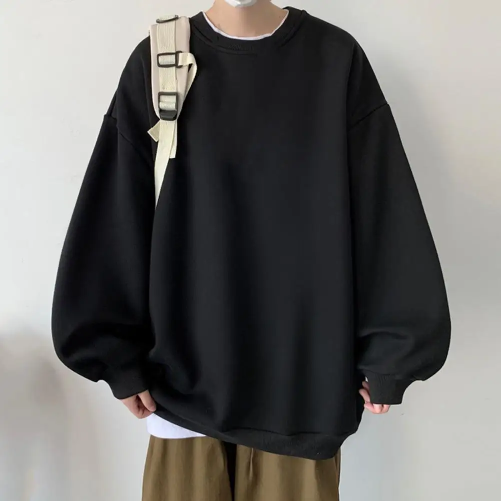 

Terrific Men Top Streetwear Spring Sweatshirt Pullover Quick Dry Autumn Sweatshirt Soft