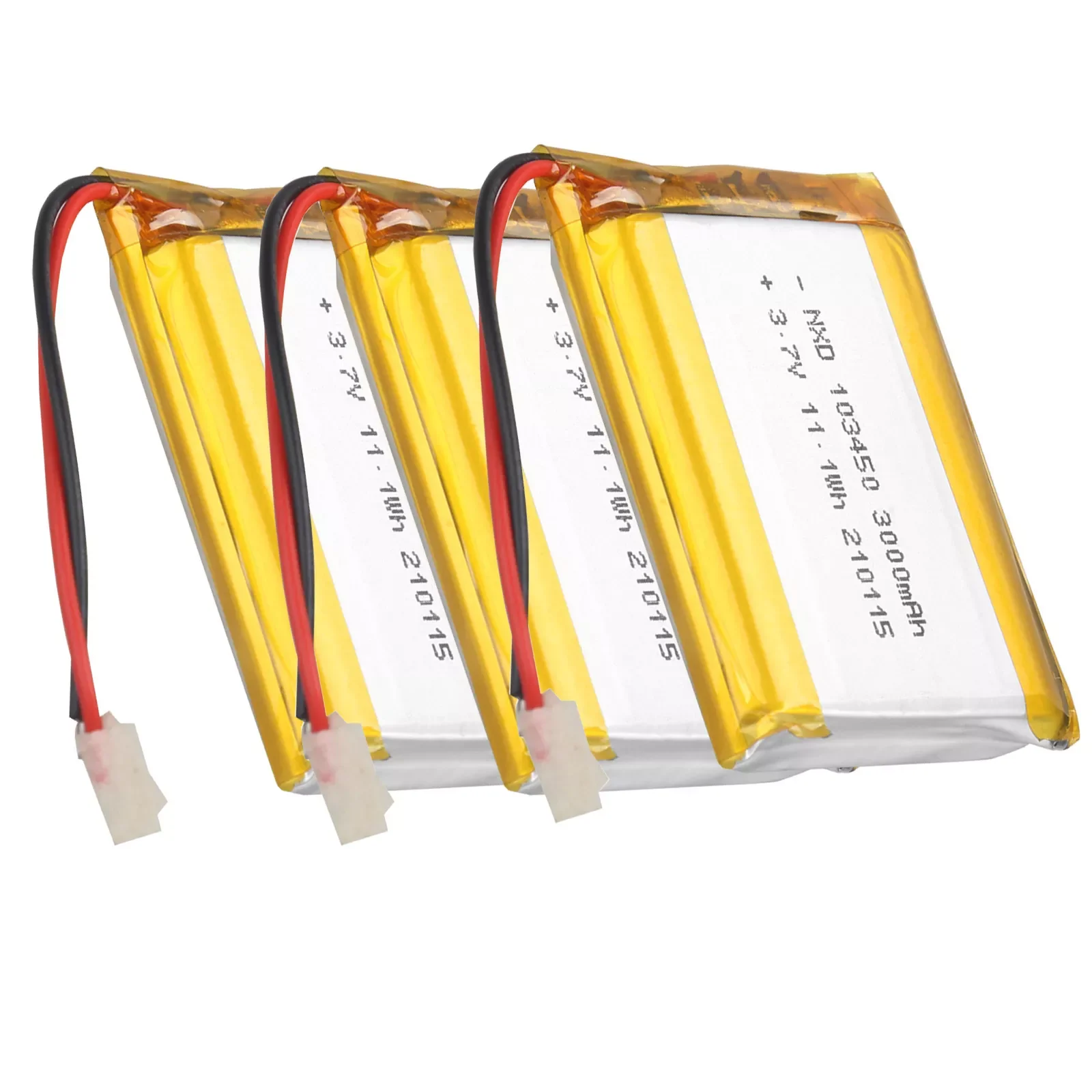 

103450 3000mAh Lipo Polymer Lithium Rechargeable Battery For GPS navigator GPS MP5 Bluetooth Speaker headset camera e-book