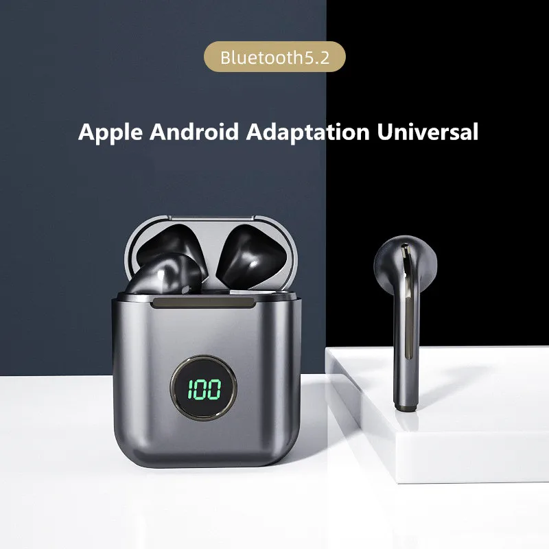 

TWS Wireless Bluetooth 5.2 Earphone 9D Stereo Headset Digital display power consumption HIFI sound quality Sport Earphones
