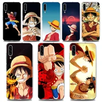 one piece monkey d luffy phone case for samsung a70 a40 a50 a30 a20e a20s a10 a10s note 8 9 10 plus lite 20 tpu case bandai