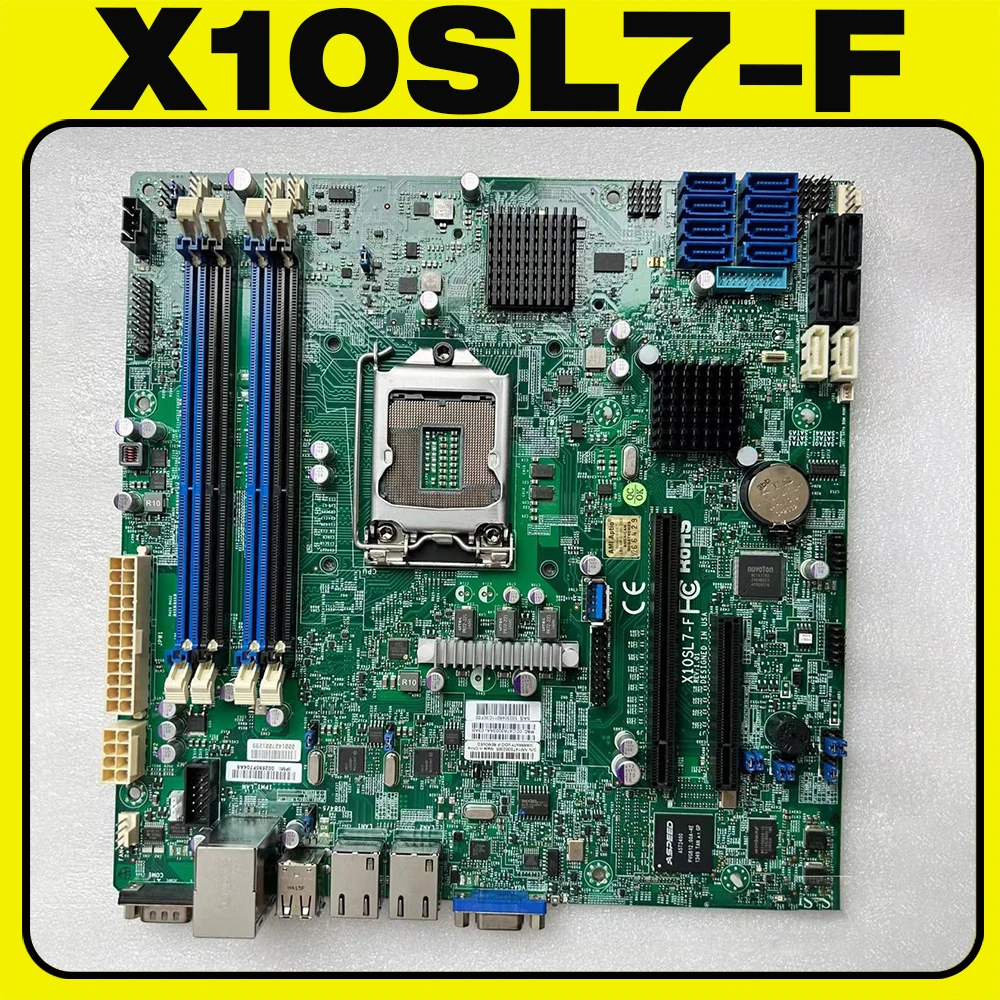 Серверная материнская плата X10SL7-F E3-1200 v3/v4 4-го поколения Core i3 DDR3 LGA1150 для Supermicro
