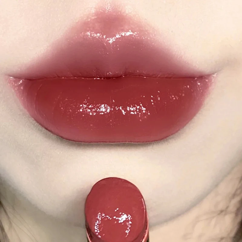 

Jelly Cherry Lipstick Red Tinted Moisturizing Anti-cracking Peach Lip Balm Repairing Non-Stick Cup Lips Care Makeup Cosmetics