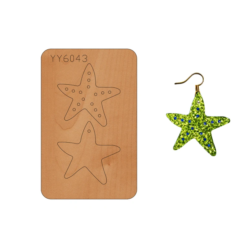 

Earring mold knife model YY6043 is suitable for all cutting machines on the market die cuts