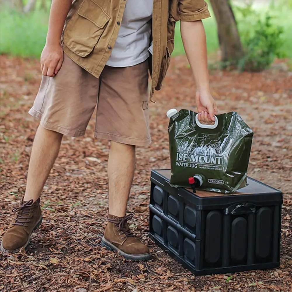 Новая уличная сумка для воды объемом 7 5 л портативная с ручкой складная клапаном