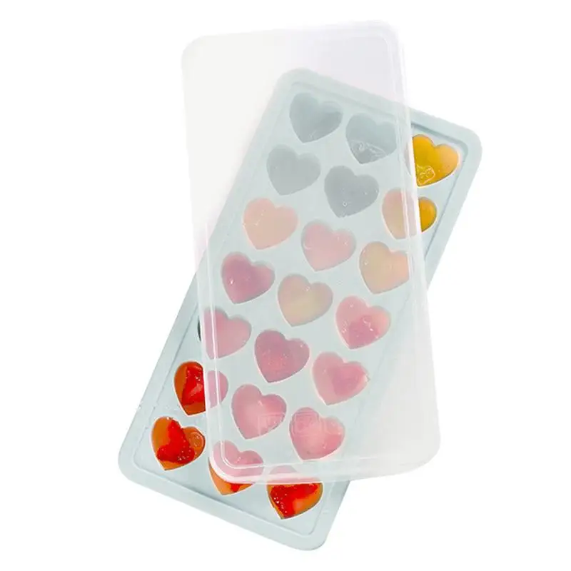 

Женский Силиконовый поднос для льда со съемной крышкой, силиконовые подносы для льда для приготовления коктейлей с охлаждением льда