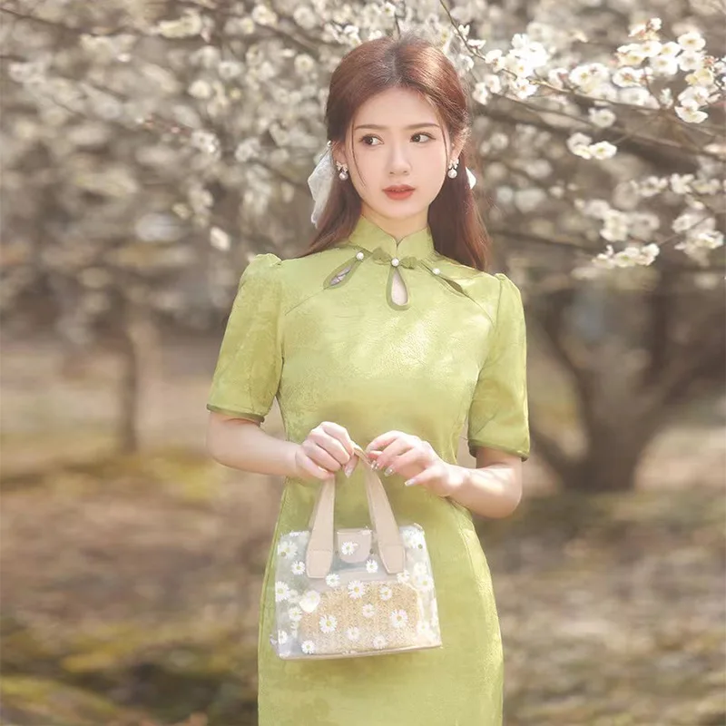 Пикантное ажурное жаккардовое атласное китайское традиционное женское