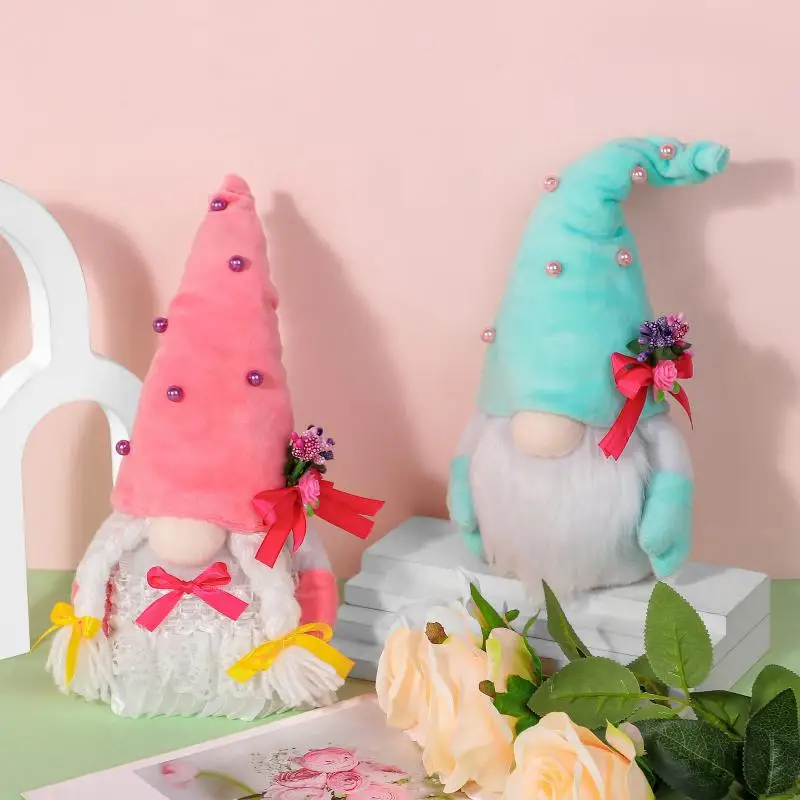 

Mother's Day Valentine's Day Cute Faceless Apron Doll Mom's Birthday Gift Stuffed Animals Plush Doll Home Gift Baby Toy