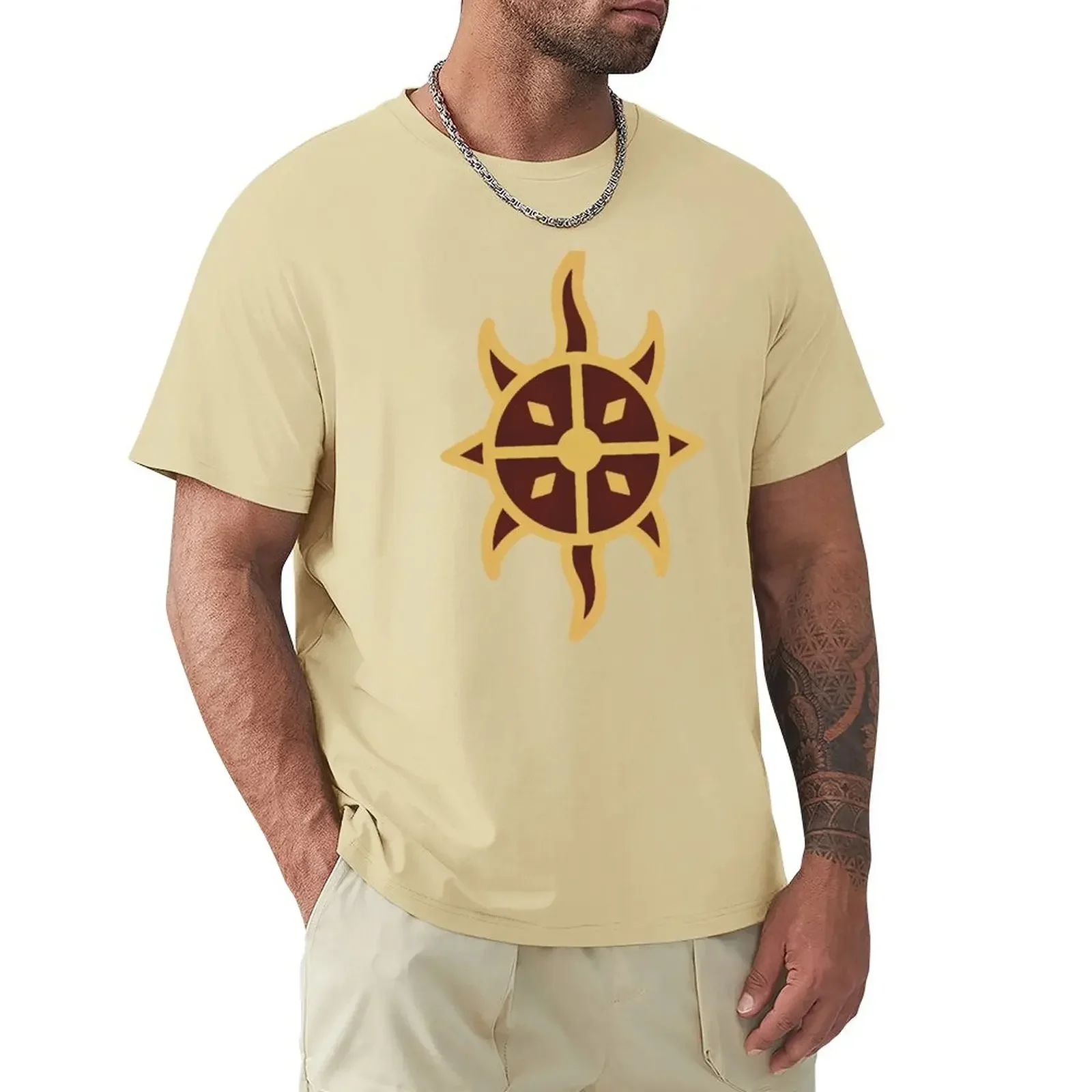 Футболка мужская приталенная с круглым вырезом и логотипом Dawnguard