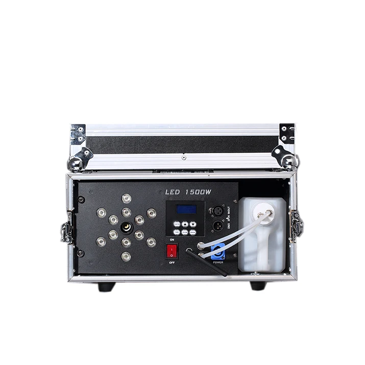 

DJ stage disco equipment 1500W column with led lights smoke machine fog for club vertical special effects for wedding