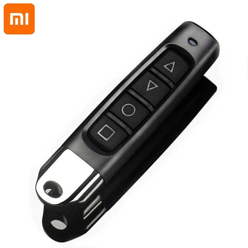 

Xiaomi Wireless 433MHZ Remote Control 4 Channe Garage Gate Door Opener Remote Control Duplicator Clone Cloning Code Car Key