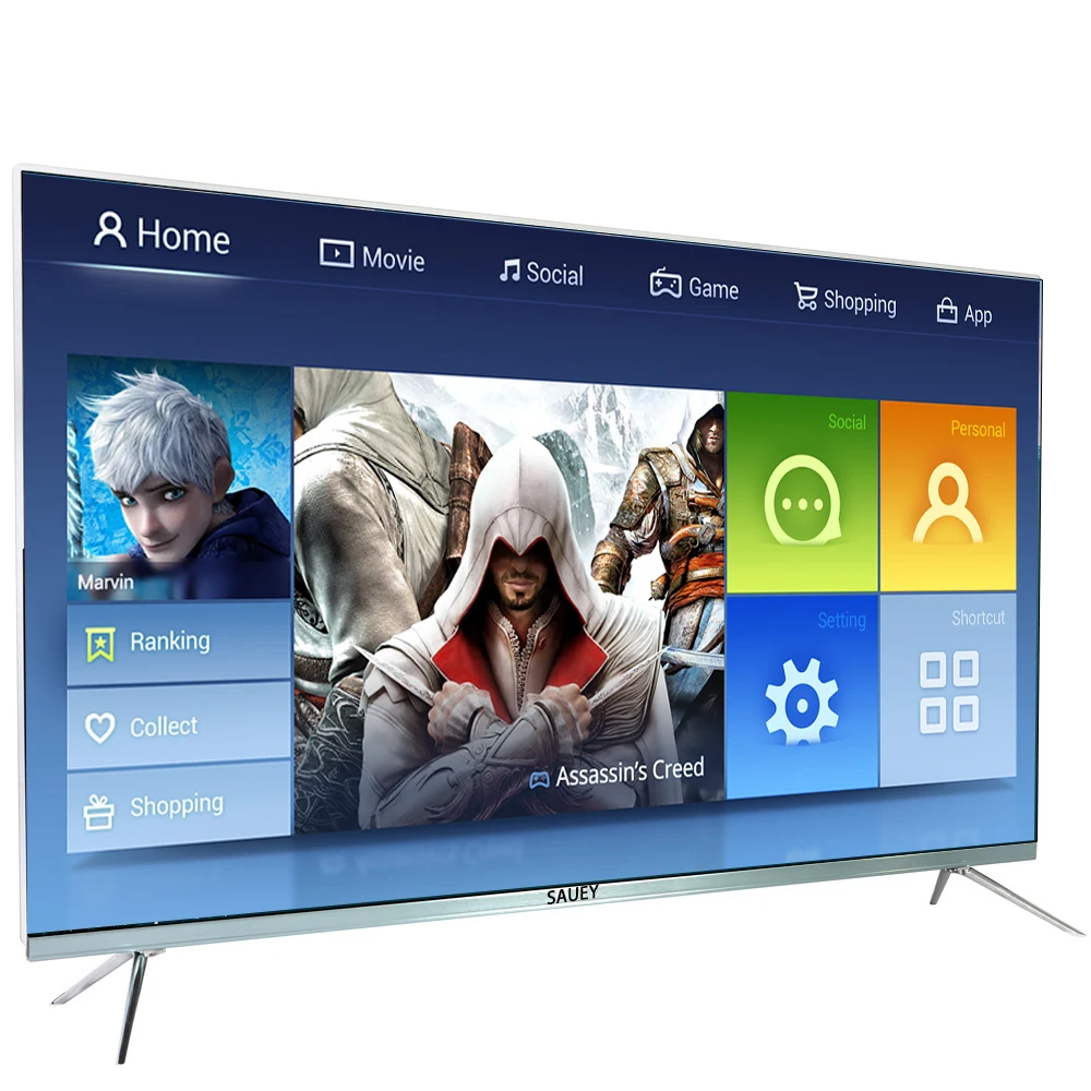 

Tv Televisions 4k smart tv 43 inch frameless Android Led Tv