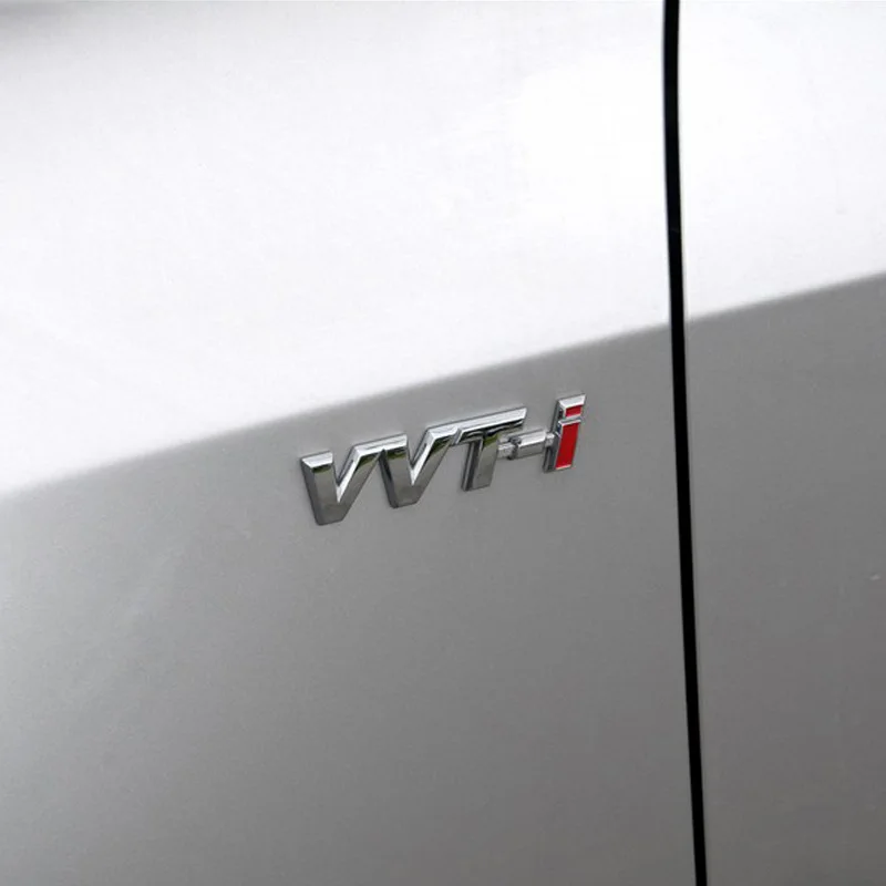 Car Sticker Fender Emblem Auto Side Wing Badge Decal For Toyota VVT-i VVTi Logo Camry Corolla Yaris Rav4 Chr Auris Avensis Reiz |
