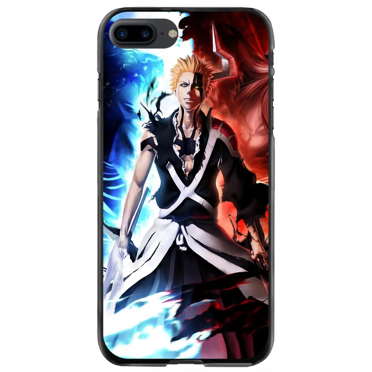 

Для iPhone 11 12 13 14 Pro MAX Mini 5 5S SE 6 6S 7 8 Plus 10 X XR XS жесткий чехол для телефона отбеливатель Kurosaki ichigo