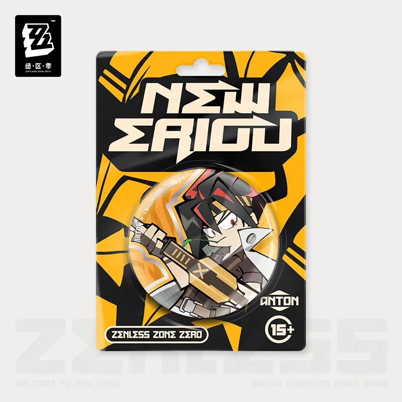 Фото MiHoYo оригинальный Zenless Zone Zero официальная серия Eridu Q версия значок Belobog Heavy Industries брошь аксессуары подарок для косплея №2