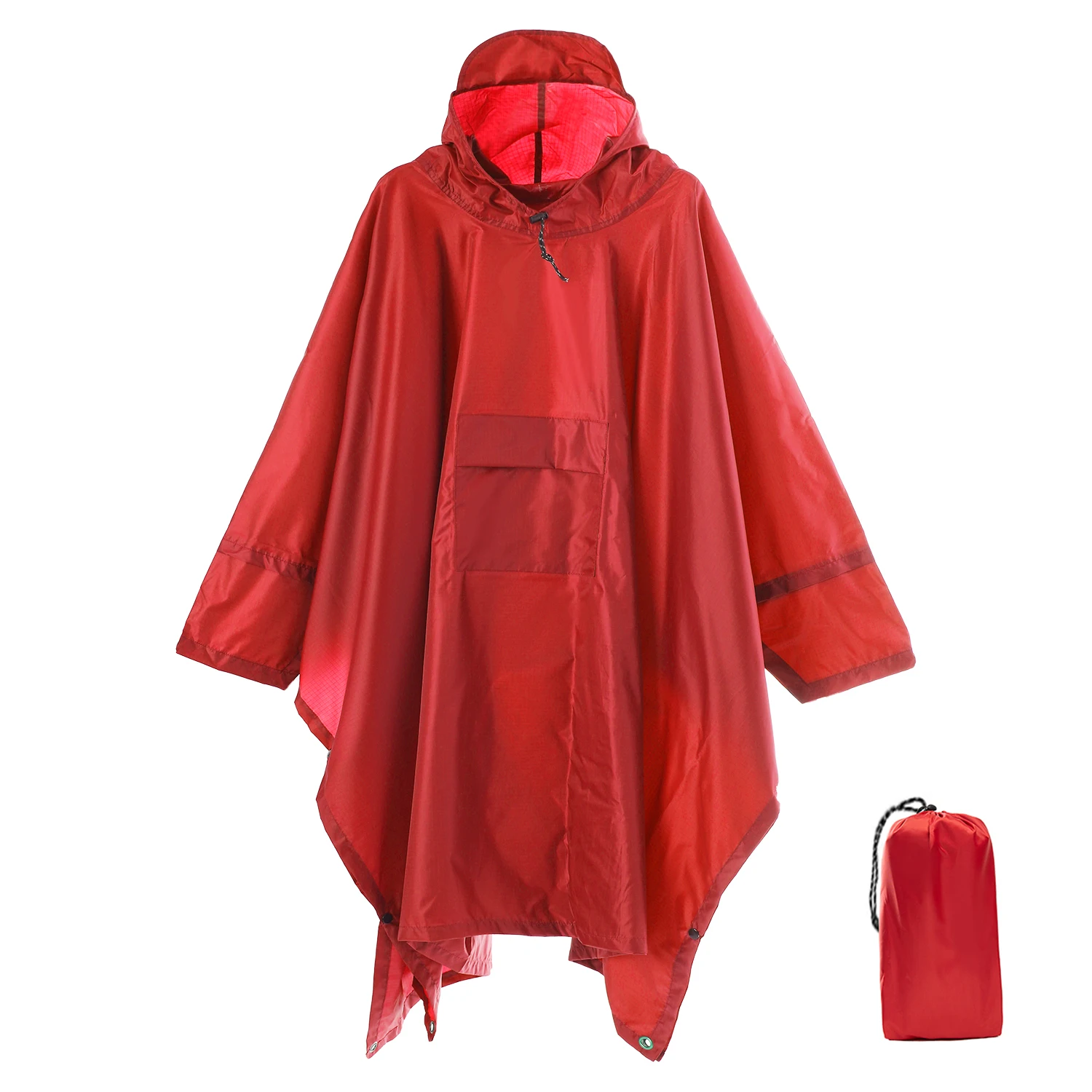Red Rain Coat