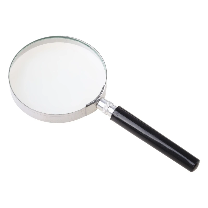 

75mm Portable 5X Handheld Handy Magnifier Glass Lens Magnification