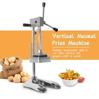 itop manual potato chips cutter french fries cutting machinevegetable slicer 3 baldes 6 9 13 mm stainless steel kitchen tool