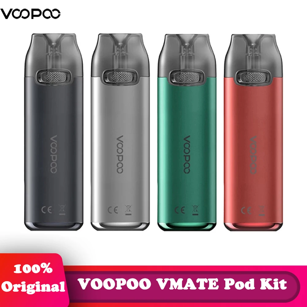 

New VOOPOO Vmate Pod Kit 17W 900mAh Built-In Battery Support 3ml V.THRU Pro Cartridge 0.7ohm Coil Electronic Cigarette Vaporizer