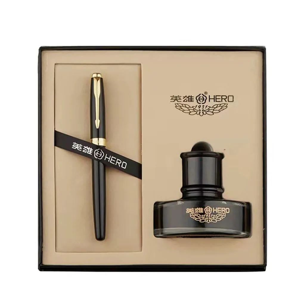 

HERO Hero Pen Official Authentic 1502 Business High-end Office Gift Teacher Student Writing Pen