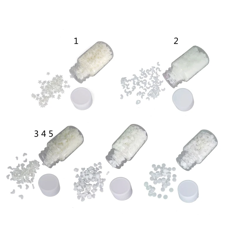 

Luminous Star Moon Nail Art Glitter Glow in The Dark Sequins Confetti for DIY Acrylic Nails Resin Craft Party Decor