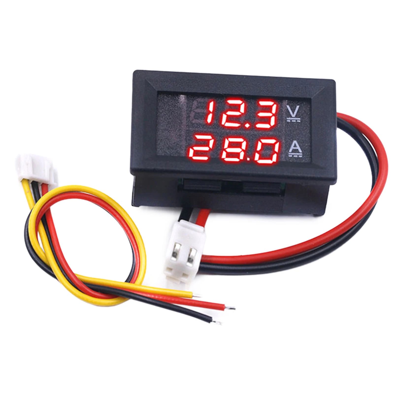 Компактный автомобильный аккумулятор монитор напряжения и тока 0 100 В 10 А