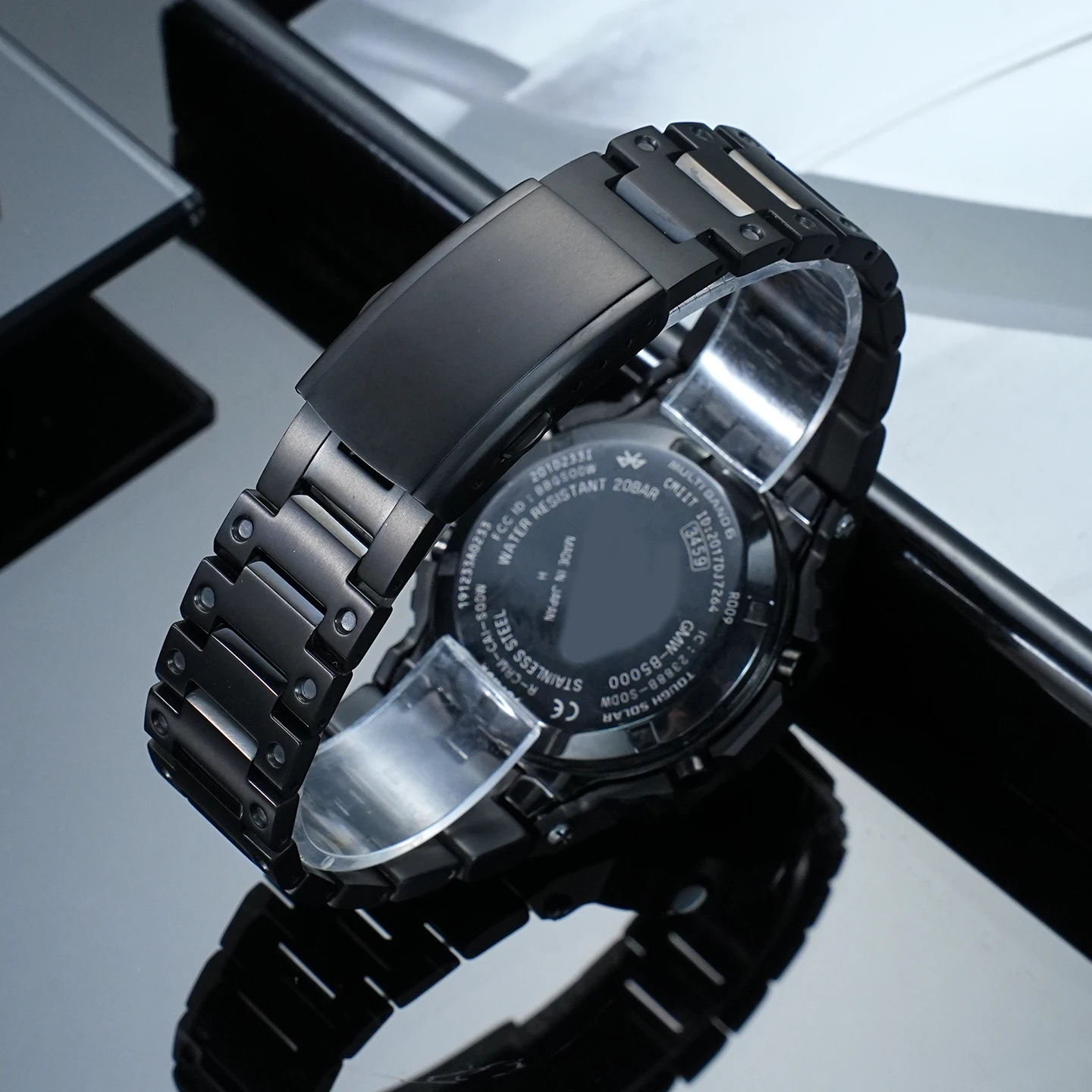 Фото Легкий ремешок для часов из титанового сплава для CASIO G-SHOCK GMW-B5000, металлический браслет, модифицированный комплект GM-B2100, цепочка для часов, чехол для часов, мужской. №5