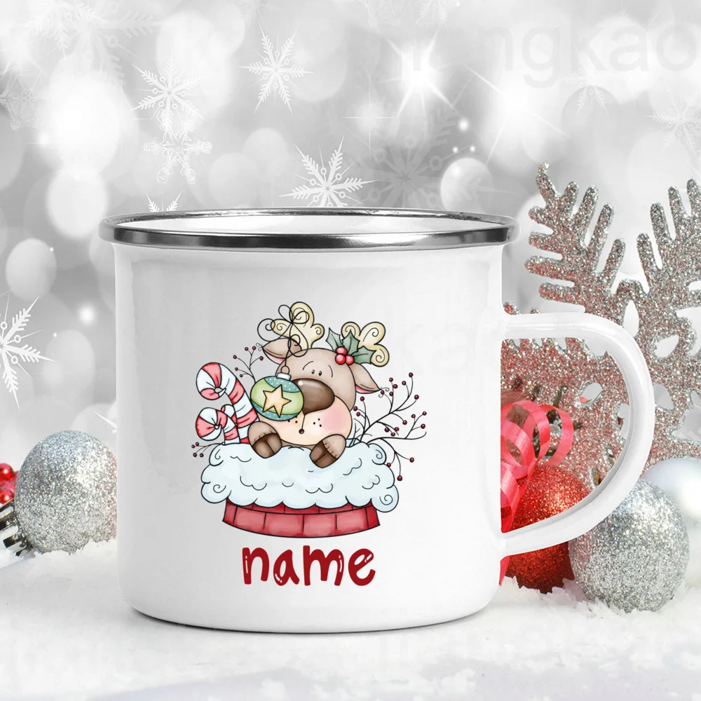 Персонализированная кружка с именем оленя