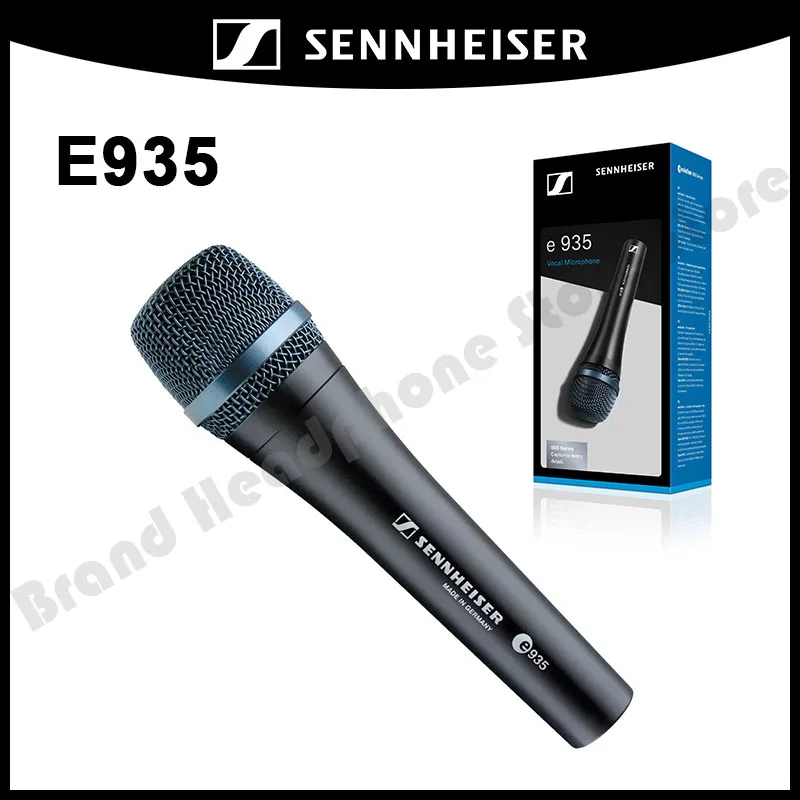

100% Оригинальный проводной микрофон Sennheiser E935, кардиоидный профессиональный ручной микрофон для выступления, прямого вокала, караоке