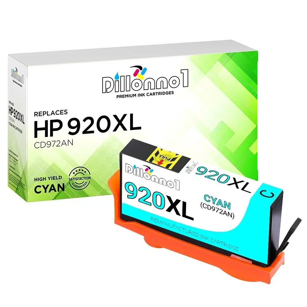 

For HP 920XL For HP920XL Cyan Ink Cartridges For 6500 7000