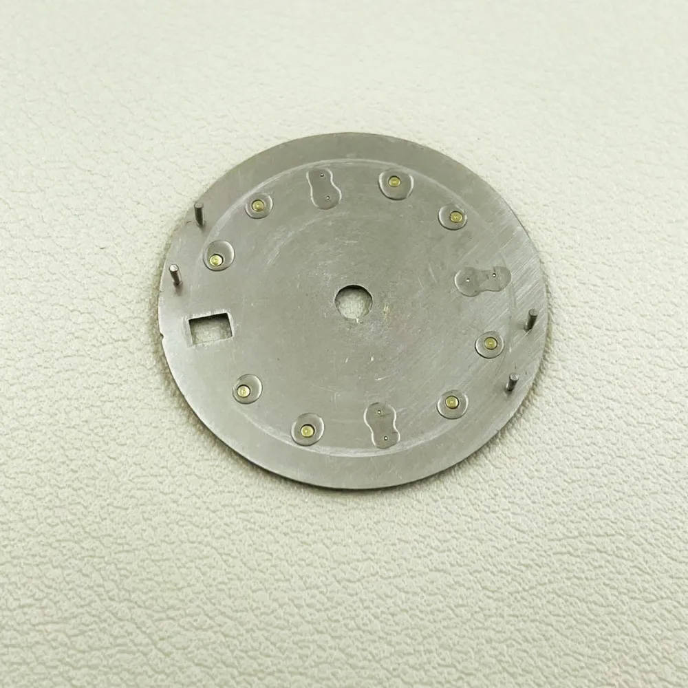 Watch accessories NH34movement literal green luminous mechanical watch NH35 dial diameter 28.5mm