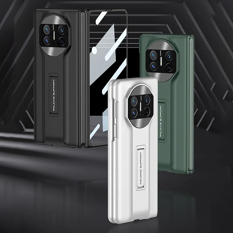 

Luxury Supercar Design Plastic Hard Case For Huawei Mate X3 Case With Glass Film Protective Matte Cover For Huawei Mate X3 Case