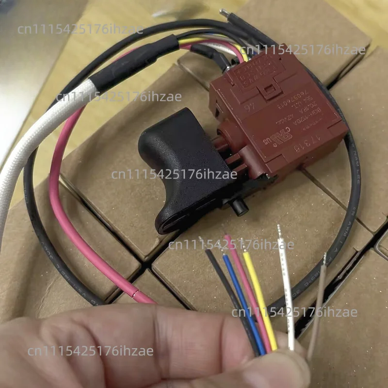 Фото Новый электрический переключатель для дрели BGH-1120A, 42VDC 20.1RA, 1 шт. №2