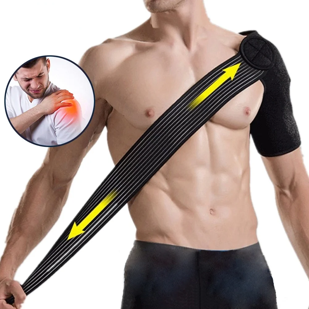

Detachable Shoulder Brace Compression Support for Torn Rotator Cuff AC Joint Pain Relief Tendonitis Orthosis Dislocated Sholder