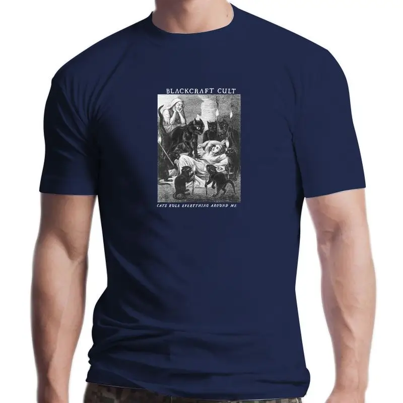 

Новинка, Мужская футболка на заказ, забавная крутая забавная футболка с коротким рукавом с принтом черных кошек, новинка, женская футболка