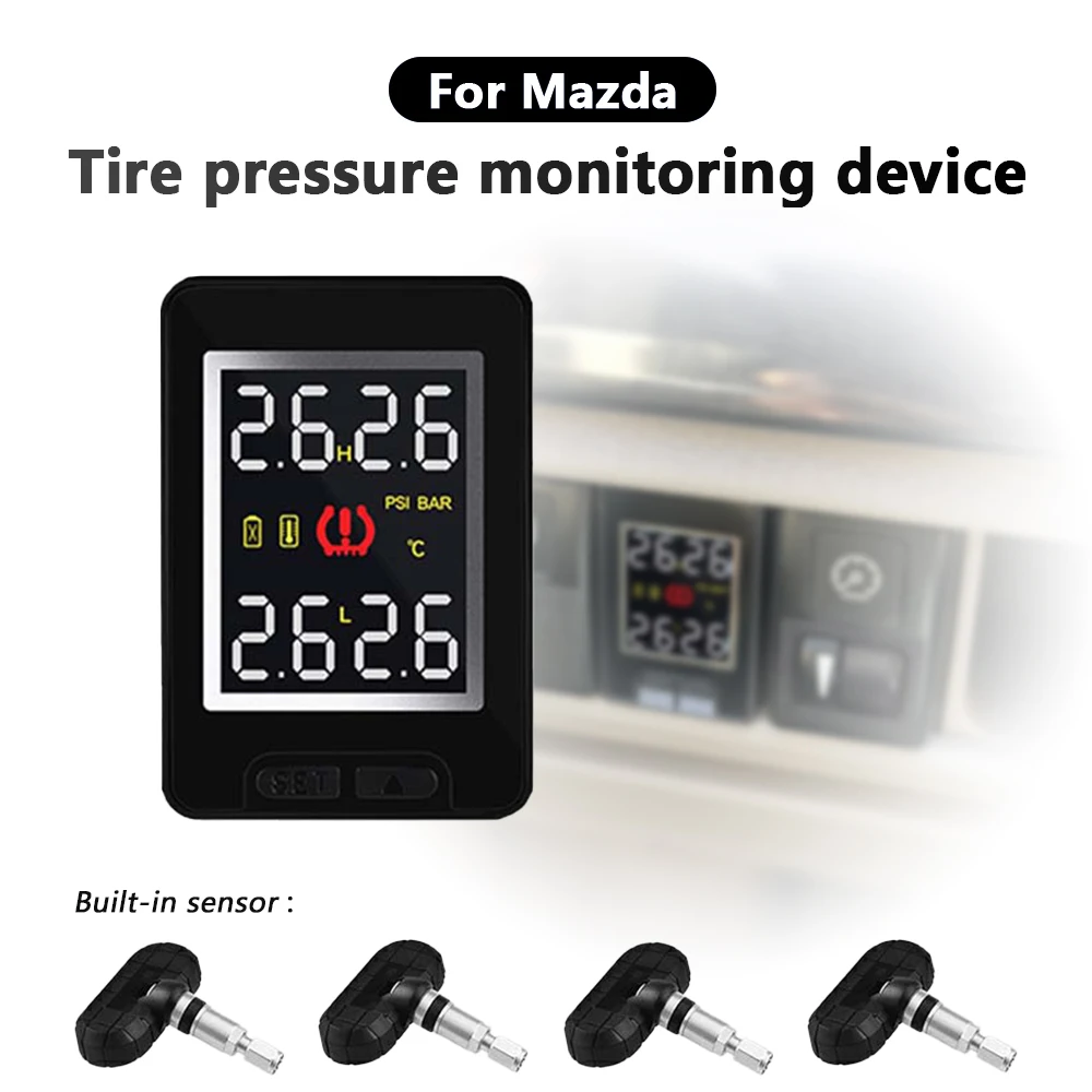 Система контроля давления в шинах для Mazda 2 3 5 6 8 CX5 CX7 CS9 4 шт.