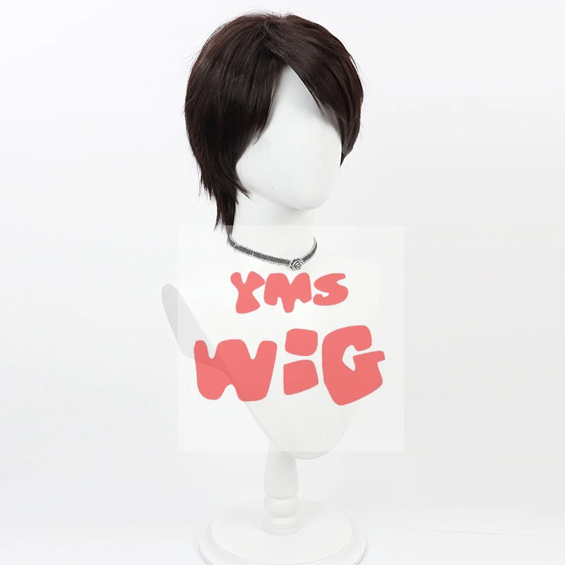 Kadoya Tsukasa Косплей Парик Короткие Темно-Коричневые Термостойкие Синтетические