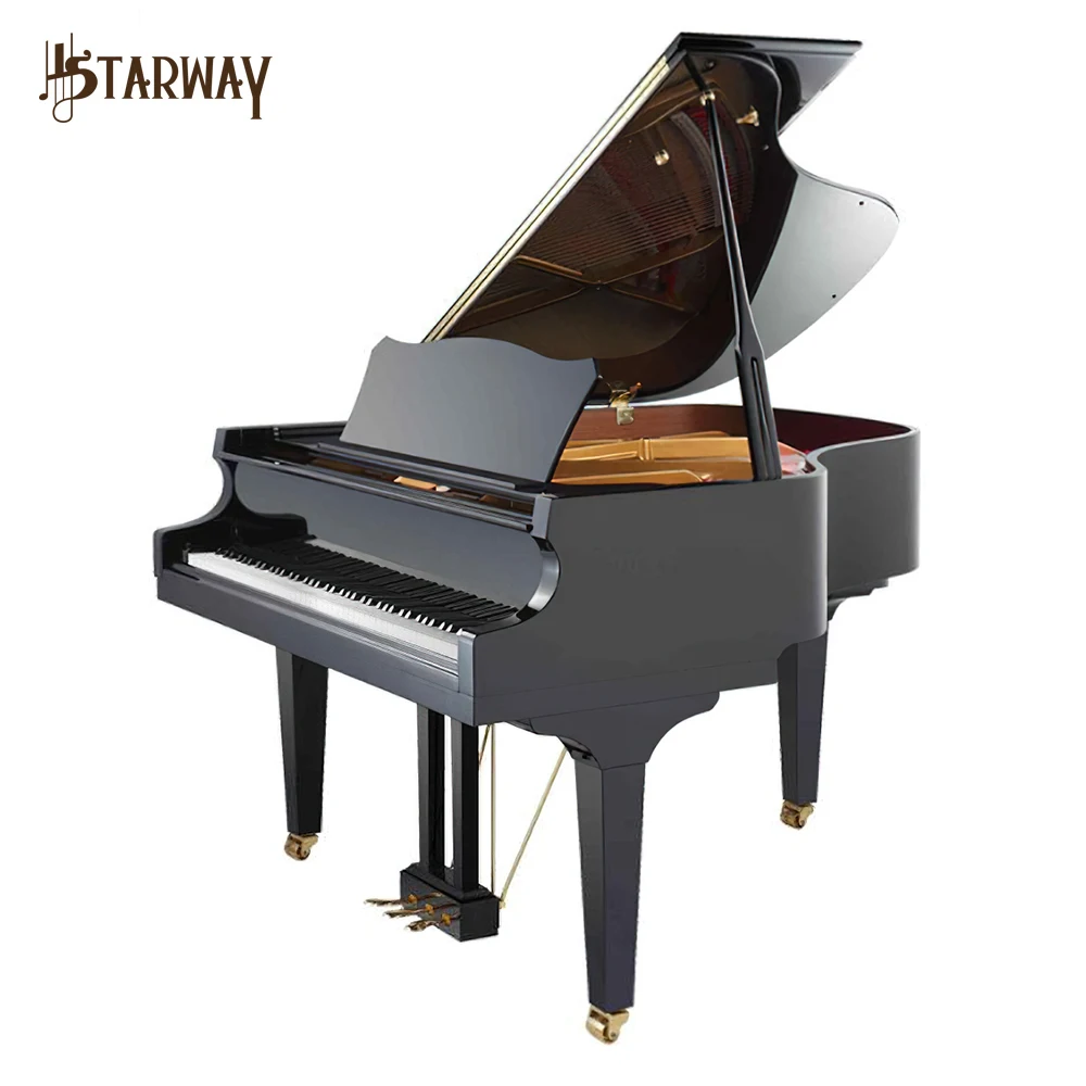 

Starway Siberian spruce Baking varnish popular mechanical acoustic real Grand piano 88 keys for hotel perform
