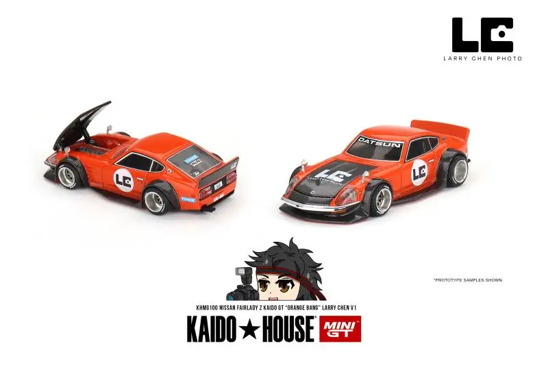 Модель TSM KAIDO HOUSE MINI GT 1/64 KHMG100 Fairlady Z Kaido оранжевый браслет Ларри Чэнь V1 литая модель