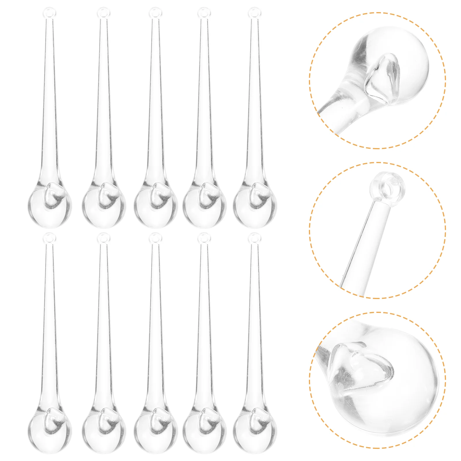 10 шт. декоративные украшения прозрачная подвеска в виде птицы подвесное