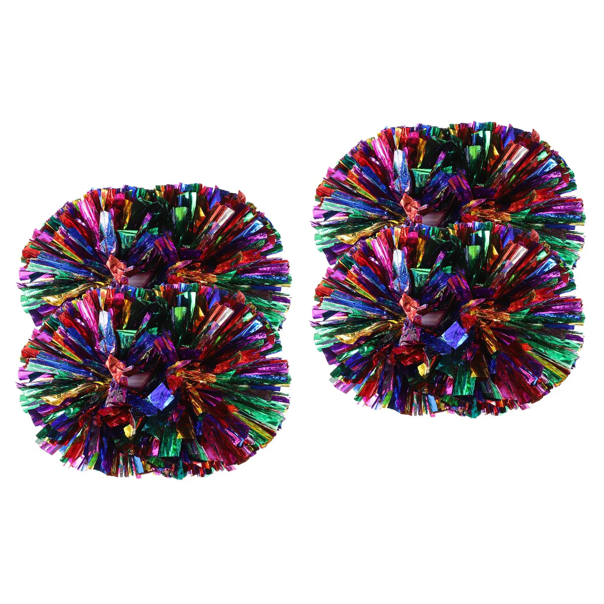 

4 pcs Team Cheer Pom Pom Sports Dance Cheer Handheld Pom Poms Youth Cheerleading Pom Poms for Cheer Sports Team