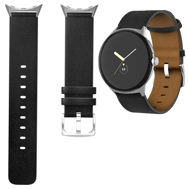 

Деловой ремешок для Google Pixel Watch 2022, ремешок для умных часов, браслет, Аксессуары для Pixel Watch, кожаный ремешок