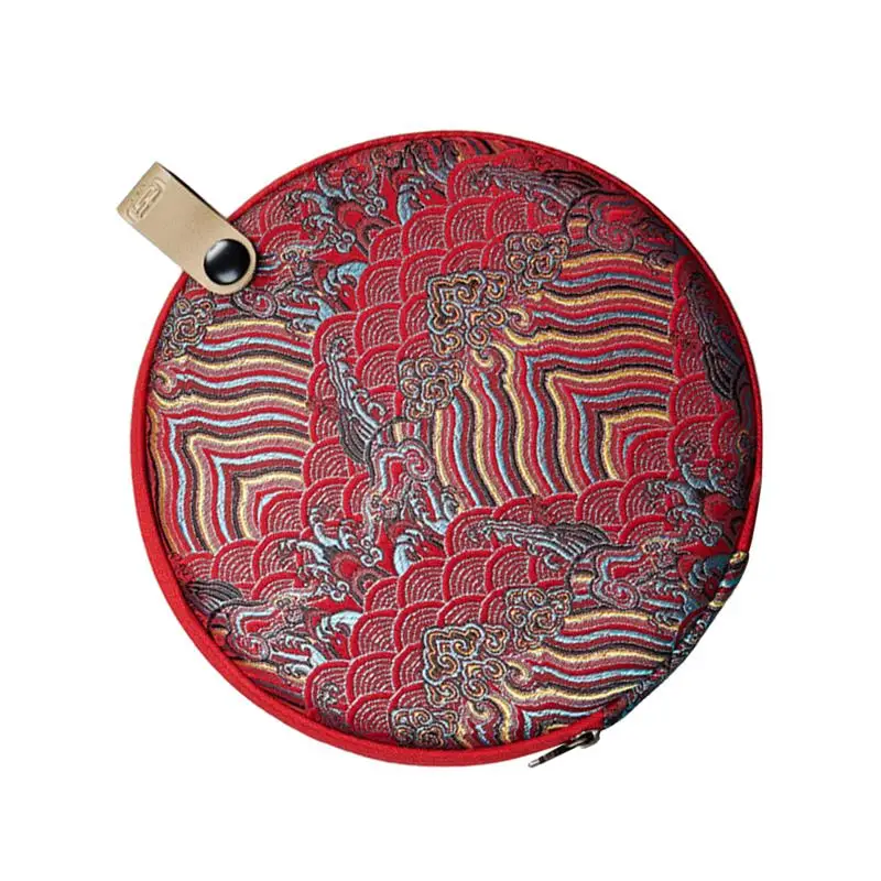 Тканевая художественная сумка для хранения чайного торта в китайском стиле