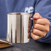 400ml double wall stainless steel coffee mug insulated steel cup tumbler portable travel mugs beer coffee milk tea cup drinkware