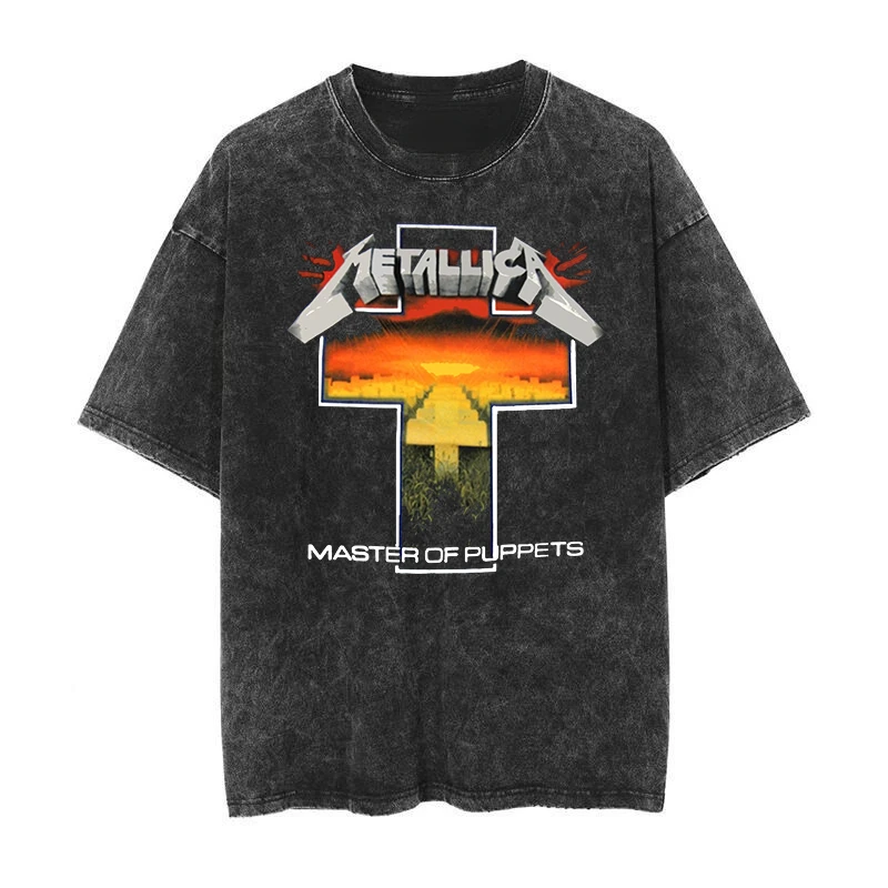 Футболка унисекс из мытого хлопка с коротким рукавом