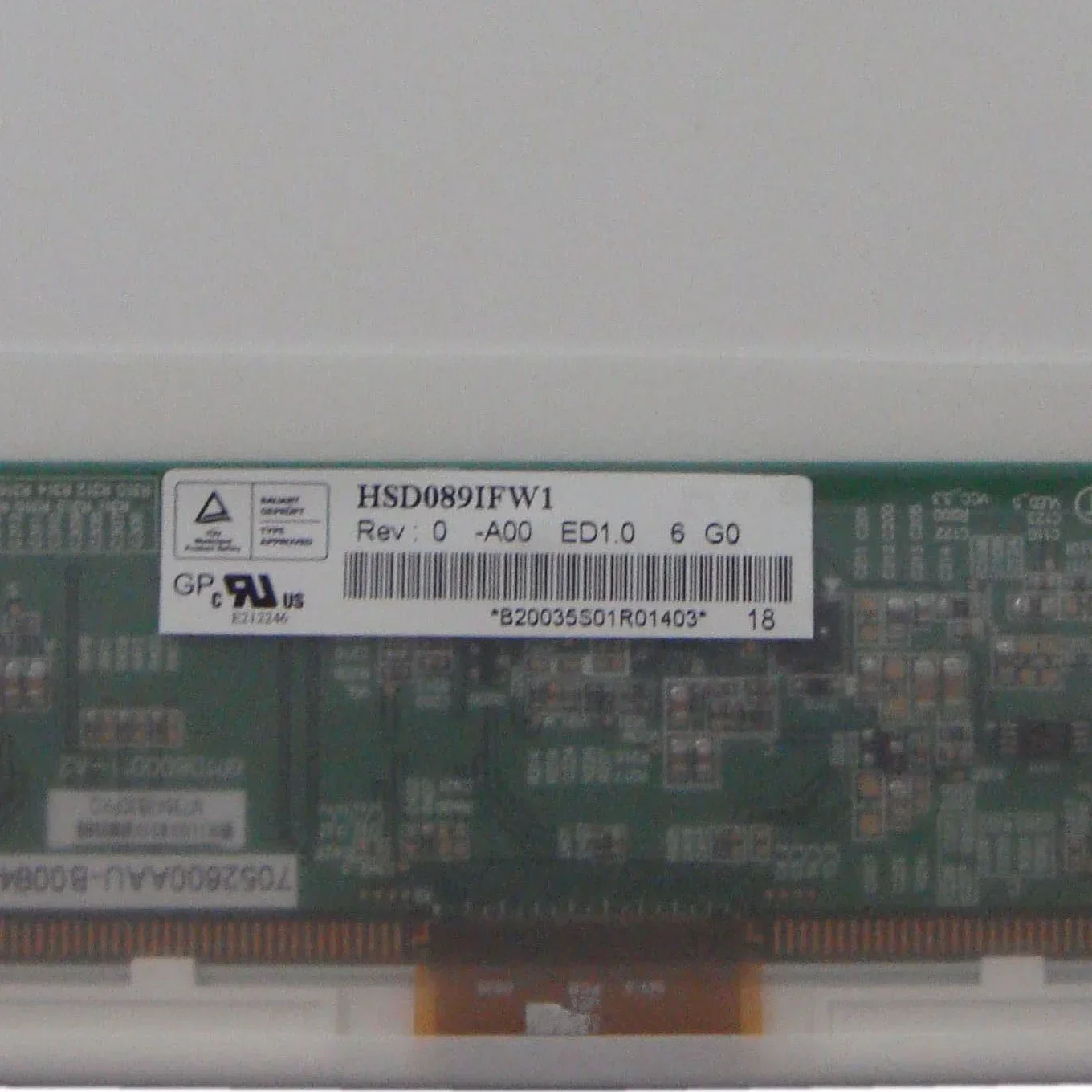 HSD089IFW1 A00 A02 подходит для N089L6-L02 B089AW01 A089SW01 V.0 V.3 LP089WS1-TLA1