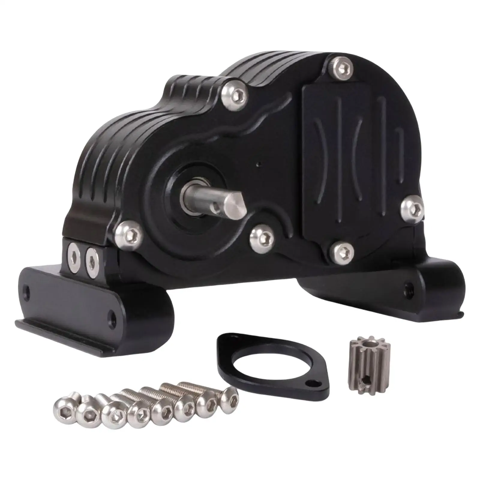 

Metal Transmission Box Housing Universal Shell Upgrade for 1/10 RC Crawler Carbon Fiber Chassis Rails Parts Accs